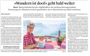 Bericht Bote der Urschweiz, Blanca Imboden, Gipfeltreffen